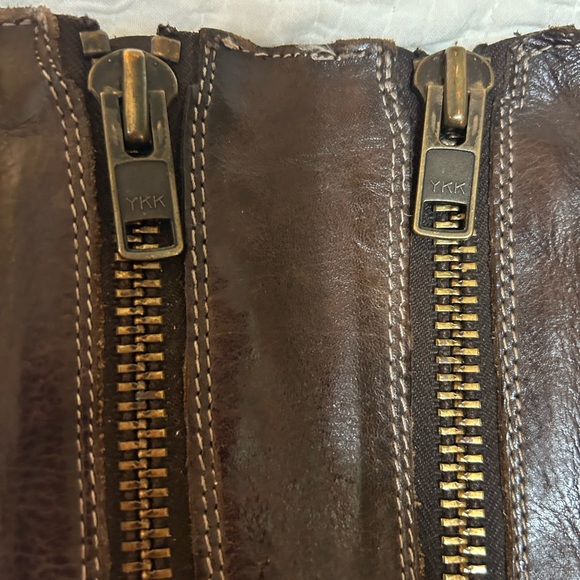 Women’s Bed Stu - Size 9 Brown Leather Boots - Tall with adjustable calf width - Picture 14 of 16